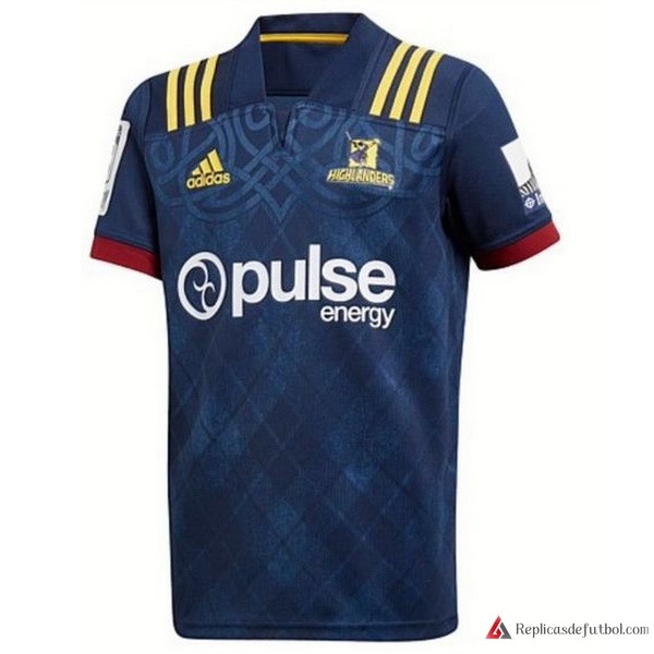 Camiseta Highlanders Primera equipación 2018 Azul Rugby